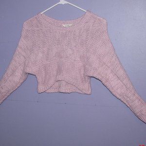light pink knit sweater (children's)